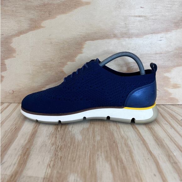 Cole Haan - 4. ZEROGRAND Stitchlite - Oxford - Blue - Women's - 7B - W21347 - Picture 4 of 9